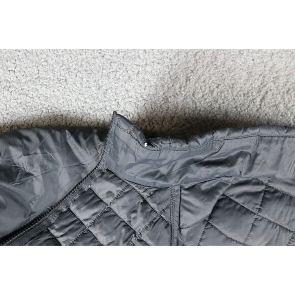 The North Face Puffer Mens XXL Gray Quilted Thermoball Smooth Sleeves Zip Up - Picture 8 of 10